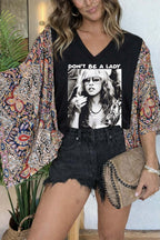 Stevie Nicks V-neck Tee（No Patch）