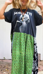 Marilyn Monroe Band Double Split Maxi Tee
