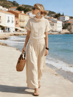 Women's Casual Short-Sleeved Suit Set