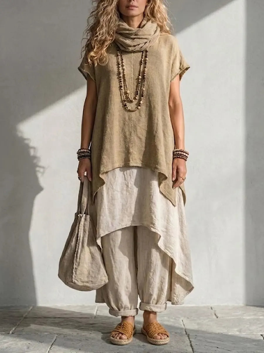 Women's Stylish Cotton-linen Comfortable Minimalist Set
