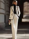 Lightweight Double-Breasted Suit Set