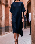 Women's Elegant Solid Color Loose Dress