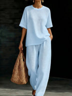 Women's Waffle Two-Piece Set