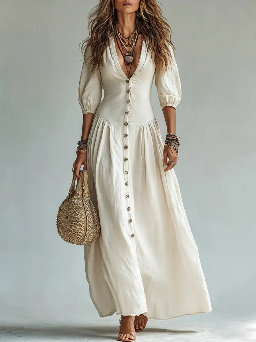 Women's Bohemian Vacation-style Dress