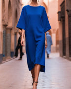 Women's Elegant Solid Color Loose Dress