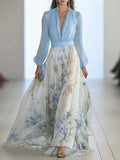 Women's Floral Art Print Dress
