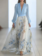 Women's Floral Art Print Dress