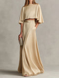 Comfortable & Loose-fitting Cotton-linen Two-piece Set