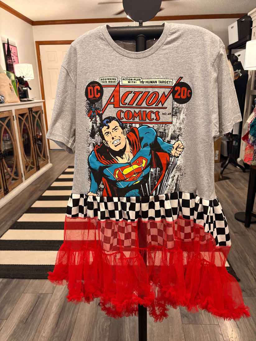 Super Man Upcycled Tee