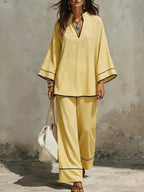 Minimalist Line Decorative Cotton And Linen Set