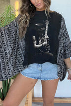 Stage Slash Guitars Print Tee（No Patch）