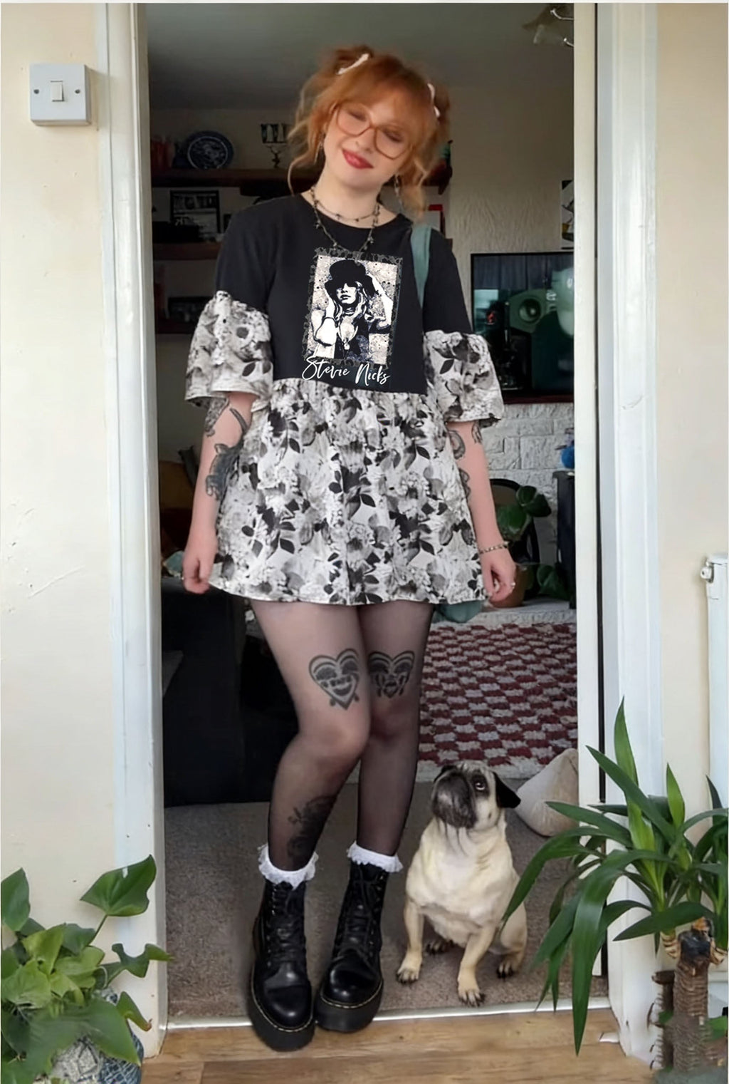 Stevie Nicks Upcycled Tee