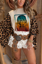 Dolly Parton Print Mix & Match Tee（No Patch）