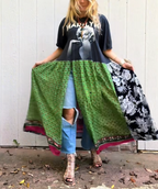 Marilyn Monroe Band Double Split Maxi Tee