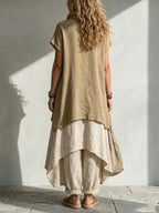 Women's Stylish Cotton-linen Comfortable Minimalist Set