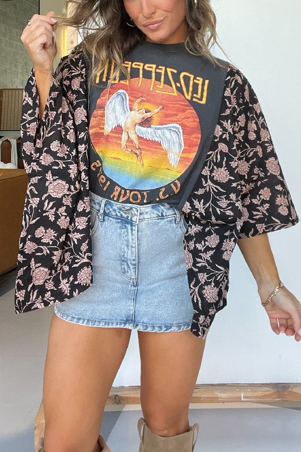 Mix Match Tee Black