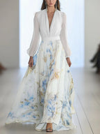 Women's Floral Art Print Dress