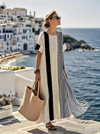 Ladies Loose Striped Dress