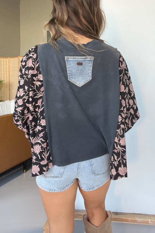 Mix Match Tee Black