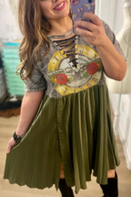 Guns N Roses Recycled Dress