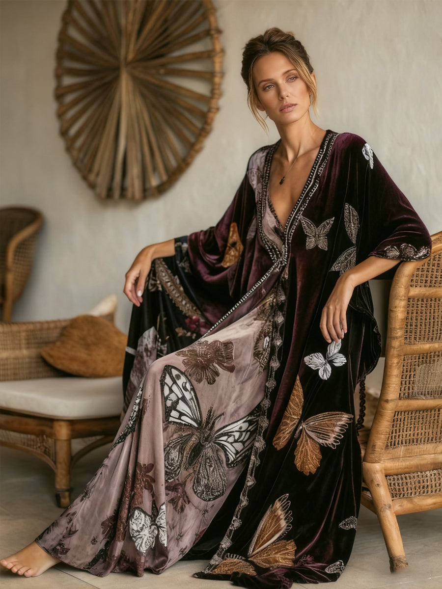 Women's autumn and winter velvet two-piece suit