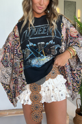 Queen Mix & Match Tee Black Floral