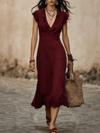 Women's Lace-trimmed Dress