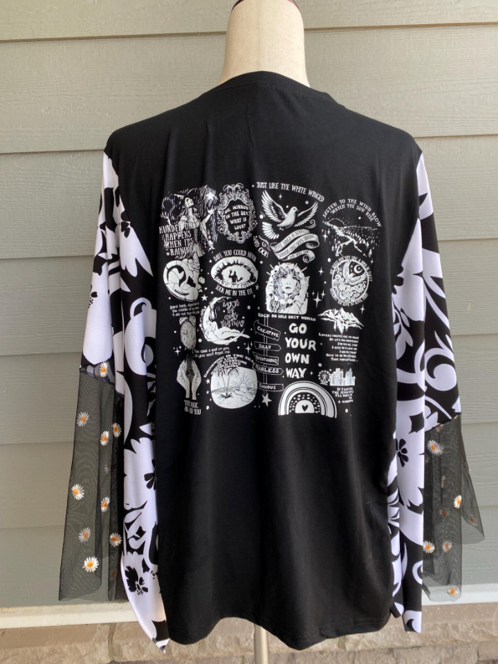 Stevie Nicks Print  Mix & Match Tee