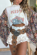 Kiss Mix & Match Tee White Floral
