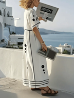 Ladies Loose Printed Dress