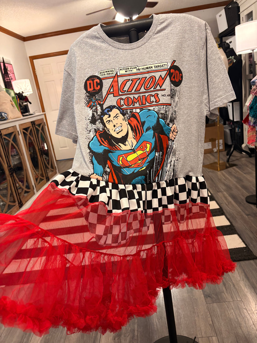 Super Man Upcycled Tee