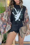 Mix & Match Tee Black Floral