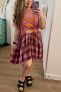 Metallica Paneled Dress