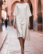 Women's Elegant Solid Color Loose Dress