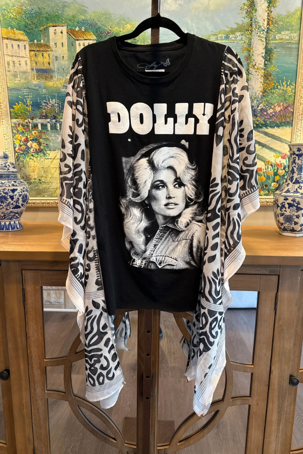 Roper Band Tee Dolly Parton Print Mix & Match Tee（No Patch）