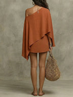 Women's Off-the-shoulder Top And Skort Set