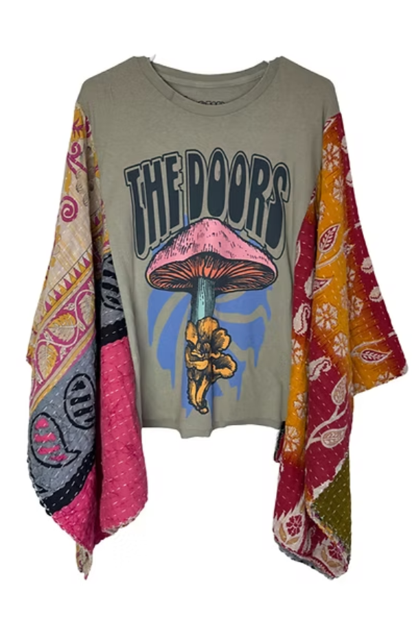 The Doors Pattern Mix & Match Tee（No Patch）