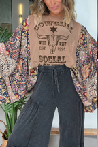 Cowgirls Social Club  Mix & Match Tee （No Patch）