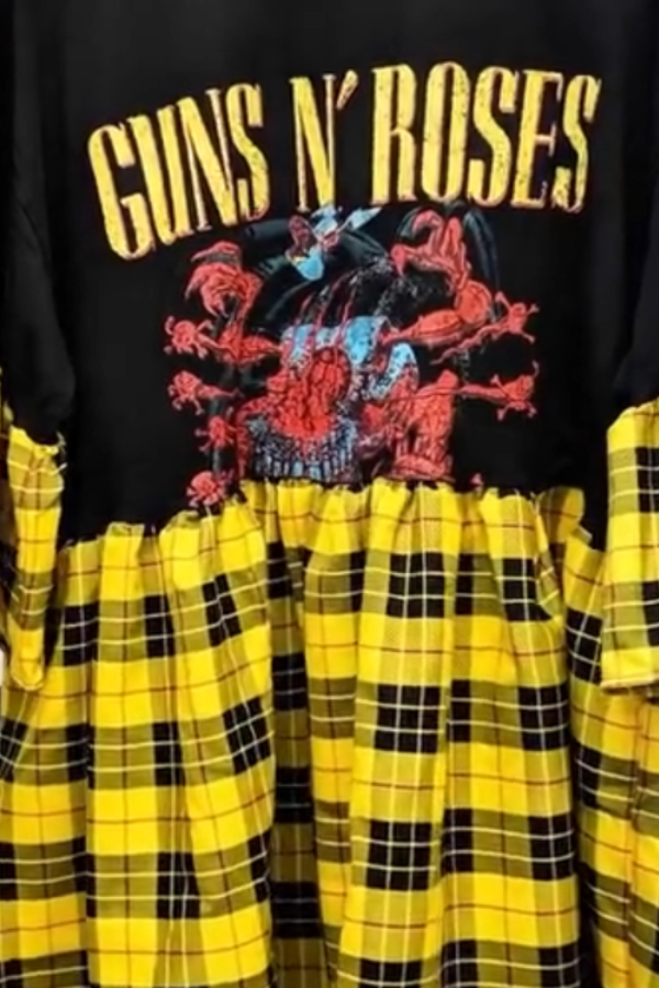 Guns N' Roses Recycled Dress