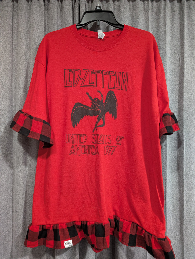 Led Zeppelin Upcycled Tee