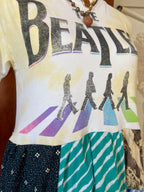 The Beatles Upcycled Tee